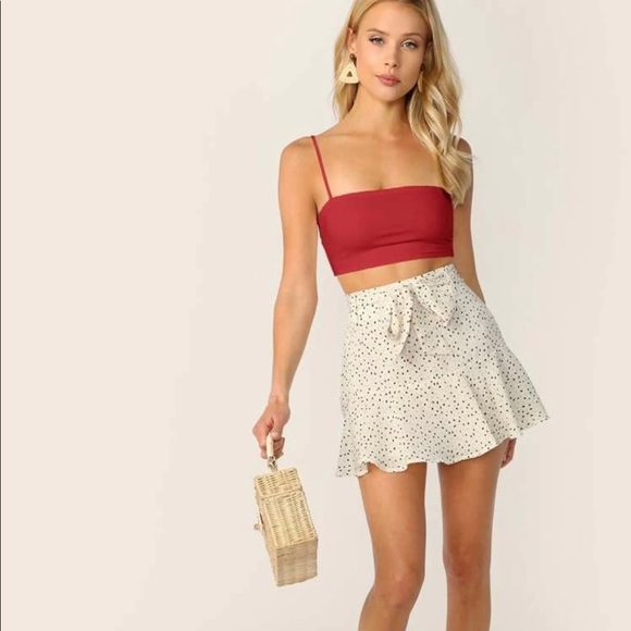 Red Crop Tank - Picture 5 of 5